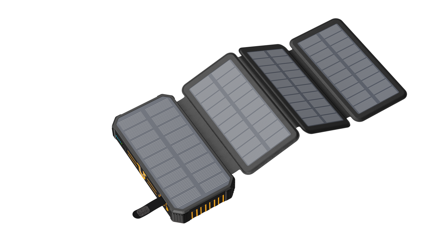 OEM!Solar Power Bank - Four Solar Panels